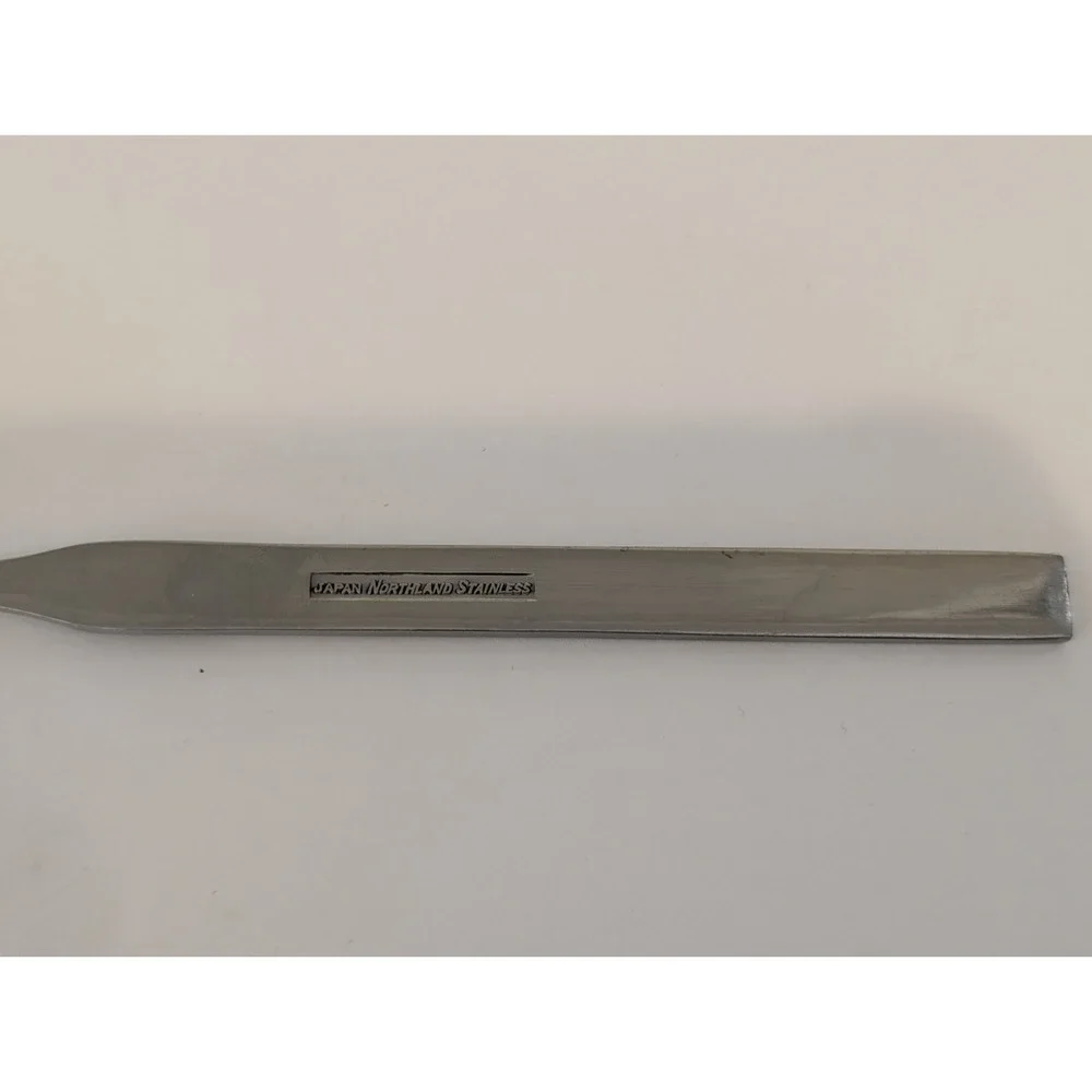 Oneida Northland DANISH FLING Large Serving Fork Burnished Stainless Flatware
